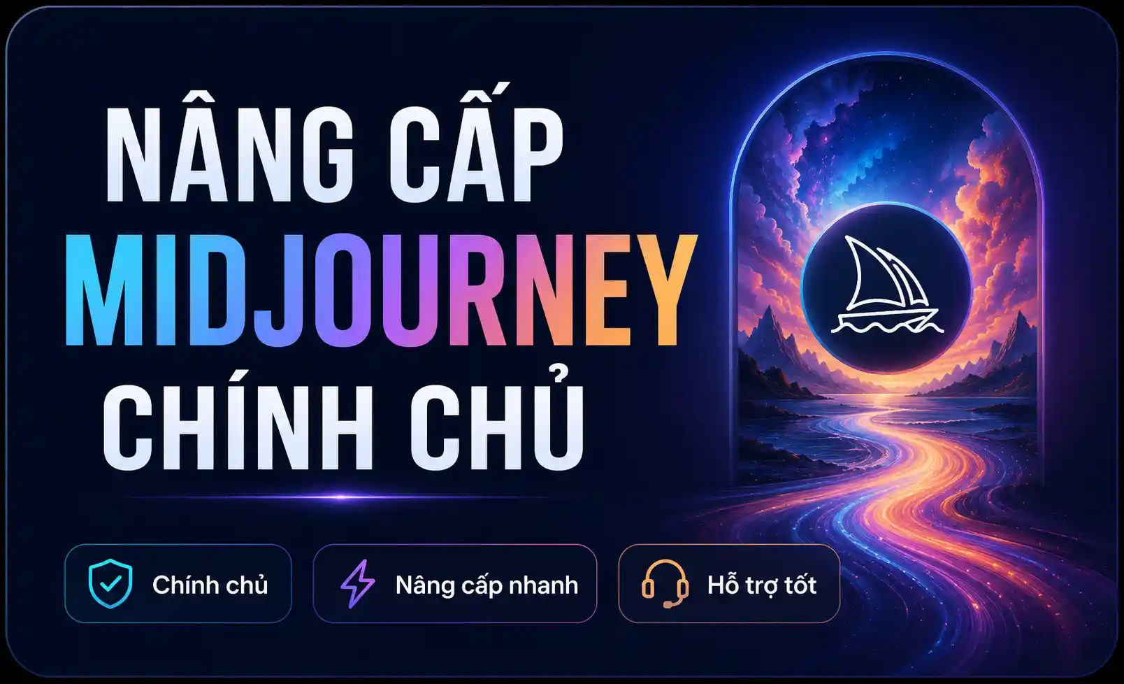 Nâng cấp Midjourney chính chủ
